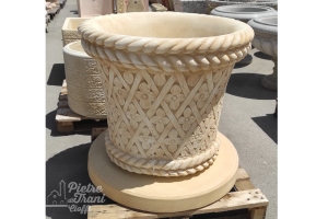 Vaso Grande Giallo Alben h. 78